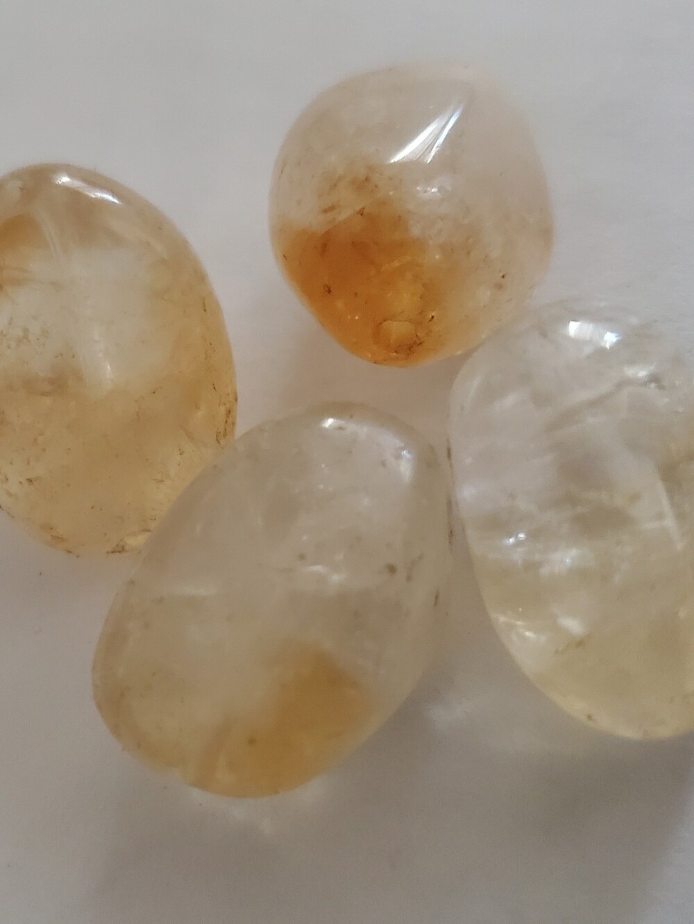 4 - 3/4" Citrine Gemstone Beads